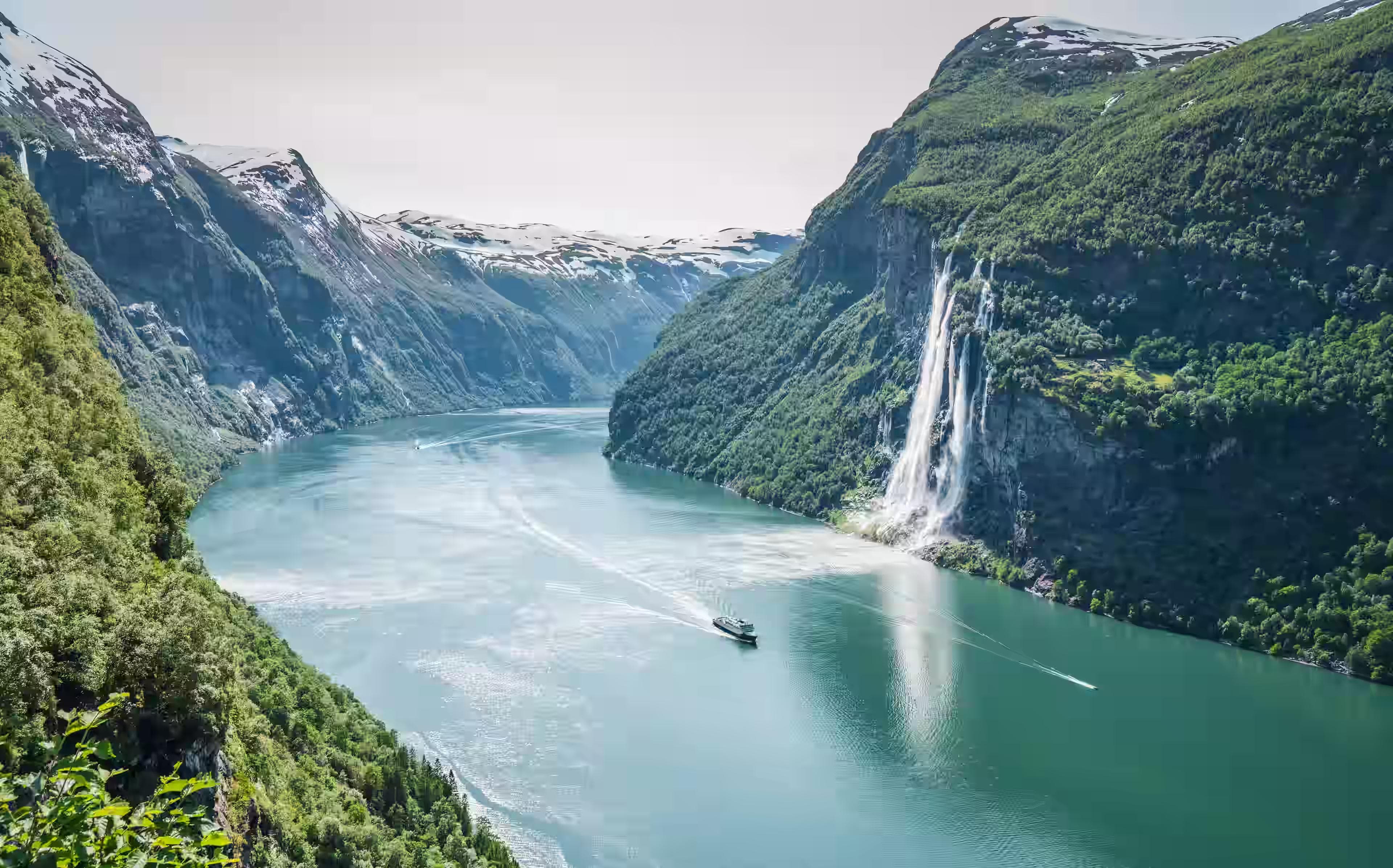 Walking Beside Norway Fjords